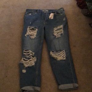 Loose fit boyfriend jean
